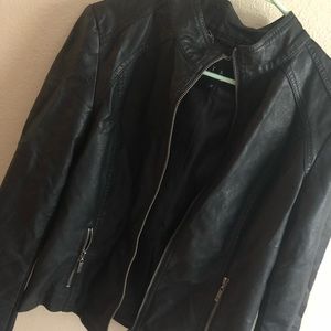 Black Leather Moro Jacket